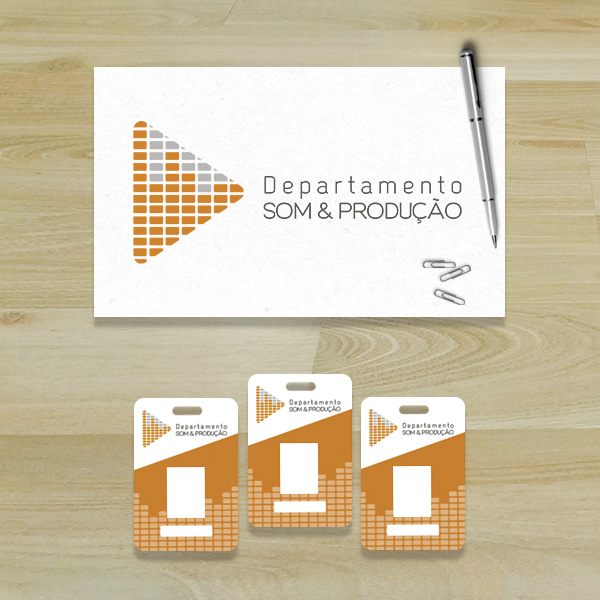 Logotipo e Cracha Departamento de Som